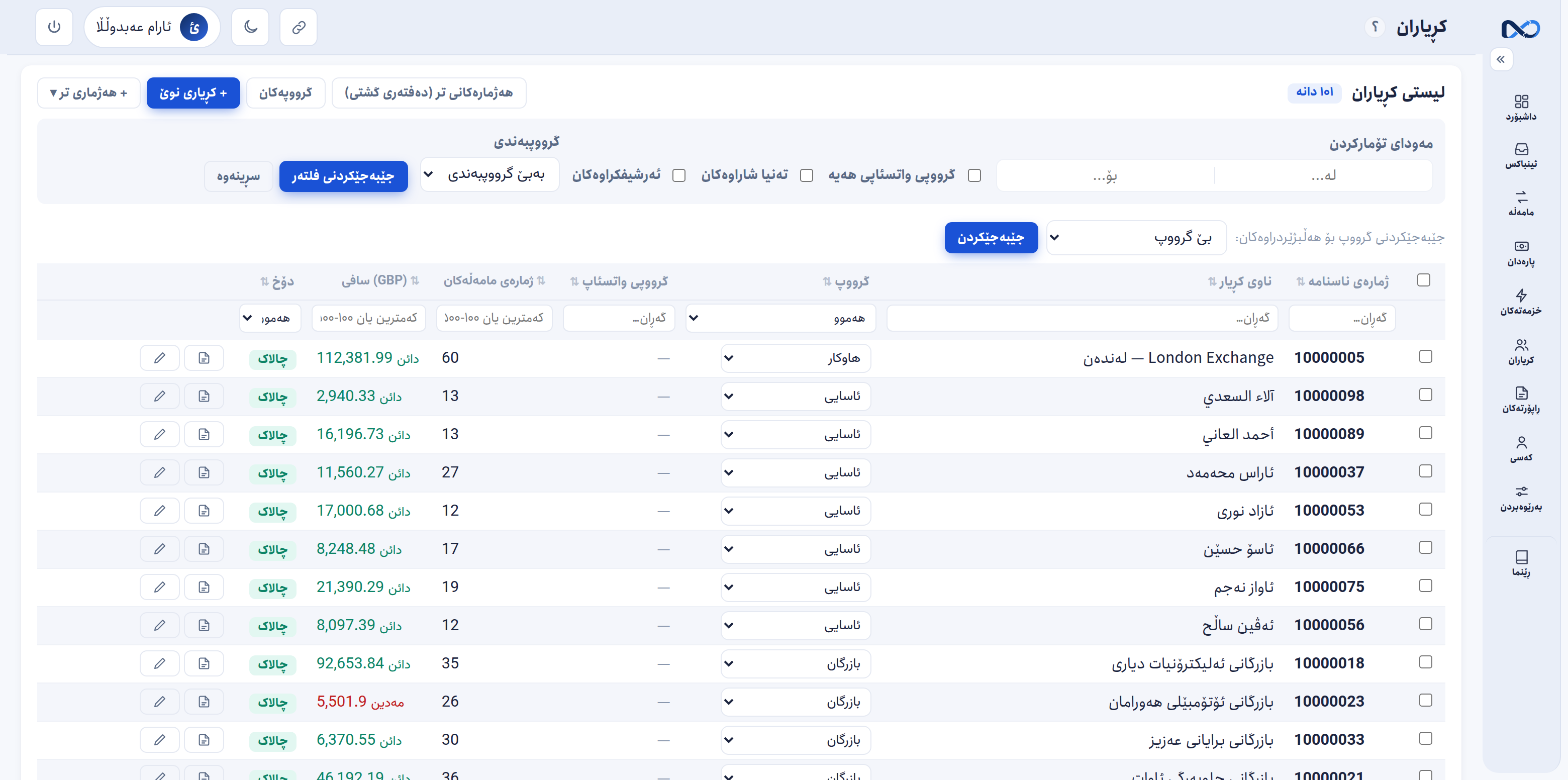 هەر کڕیارێک: یەک فایل — و یەک گروپی واتسئەپ